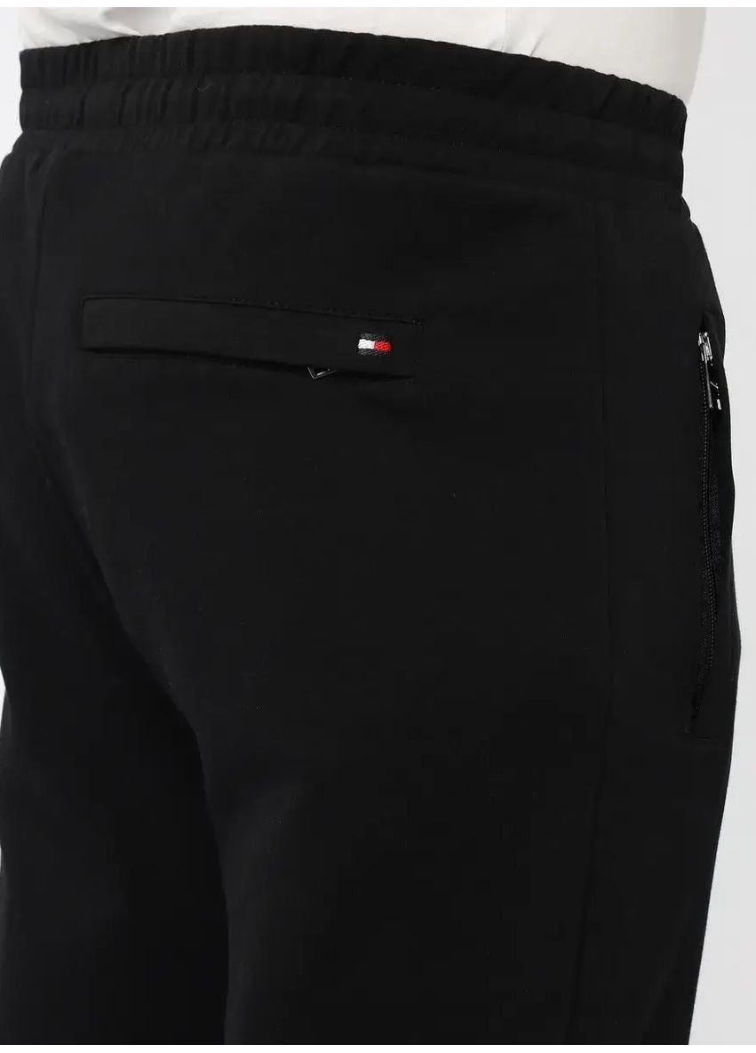 Черные спортивные, повседневный, кэжуал демисезонные брюки Tommy Hilfiger