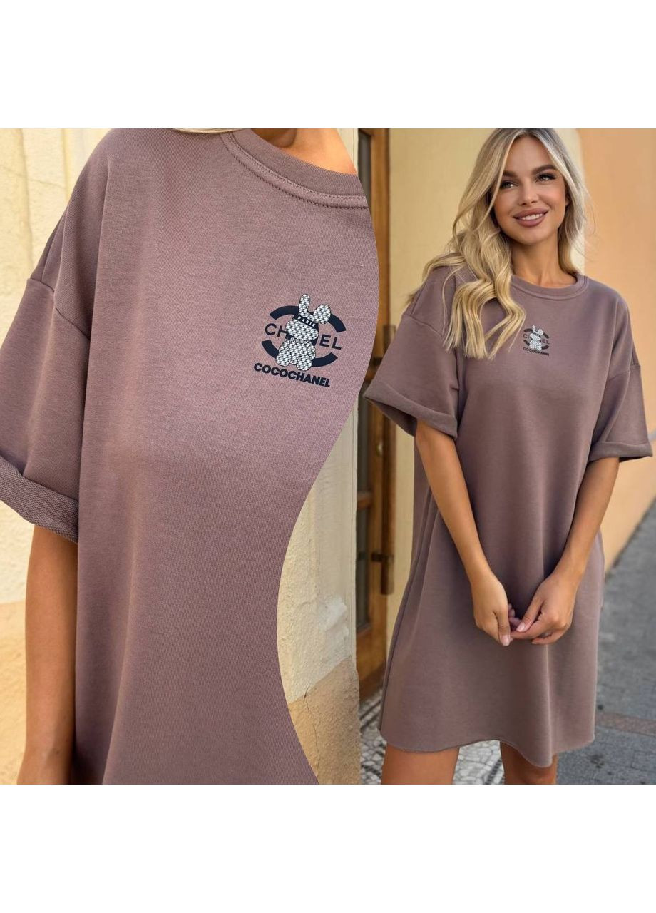 Коричнева сукня No Brand