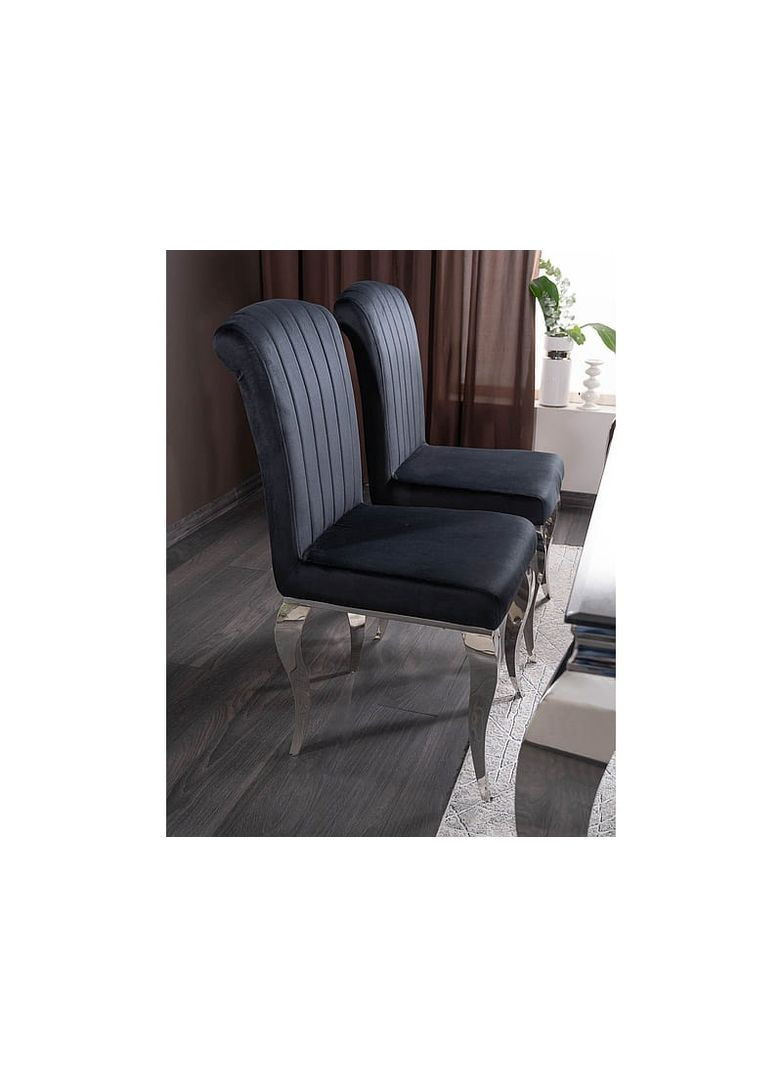 Стілець PRINCE VELVET Хром / чорний PRINCEVCHC Signal (372178230)