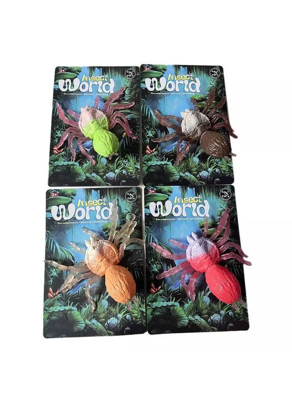 Гумова ігрова фігурка павук, колекція в асортименті - No Brand 139-3 (371927918)