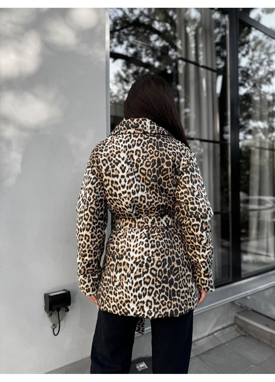 Коричнева демісезонна куртка, колір коричневий No Brand