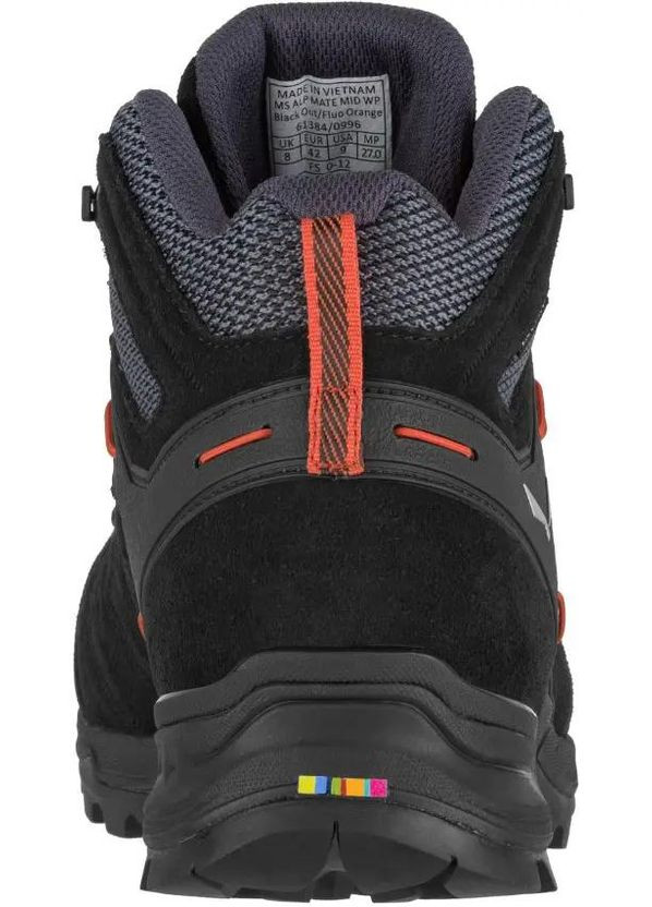 Черевики MS Alp Mate Mid WP Black Out-Fluo Orange Salewa (316254526)