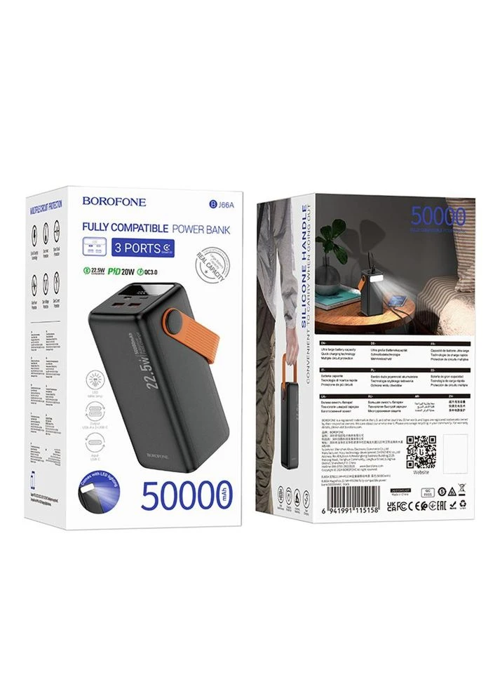 Power Bank BJ66A Magnifico 22.5W+PD20 50000 mAh Borofone (362915358)