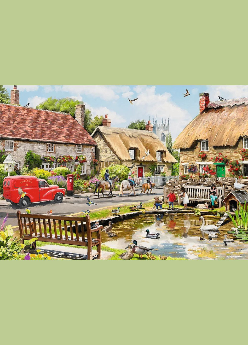 Пазл Лето в городе 1000 элементов Время чаепития Trefl (317901195)