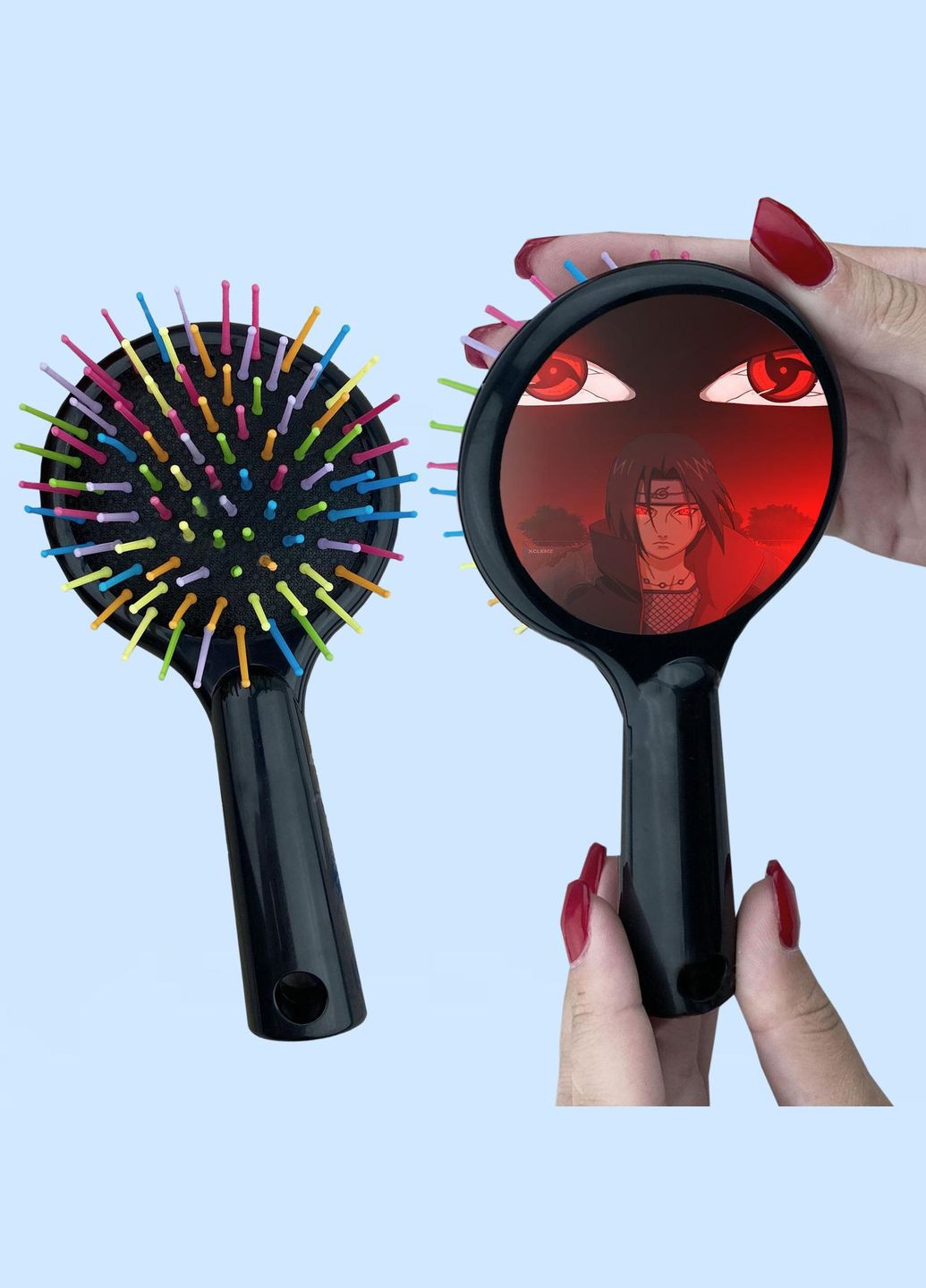 Расческа для волос Аниме Наруто #0008 черный No Brand (315043913)