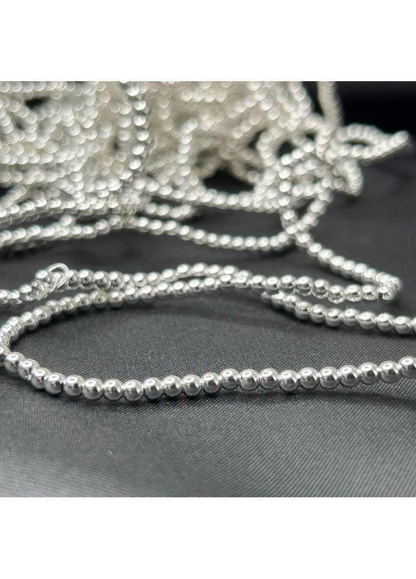 Бусины гематит шарик 2,5 мм, (95 шт) - светлое серебро Plus-plus (354797808)