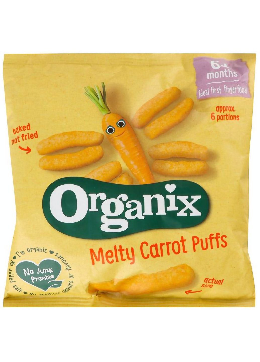 Палочки кукурузные с морковью, 20 г Organix Q4987 (332955044)