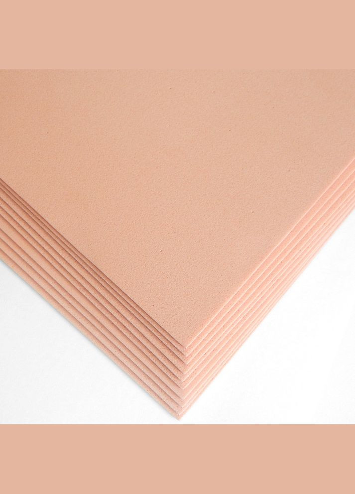 Фоамиран EVA матовый, 2 мм, 20х30 см, персиковый No Brand (341730594)