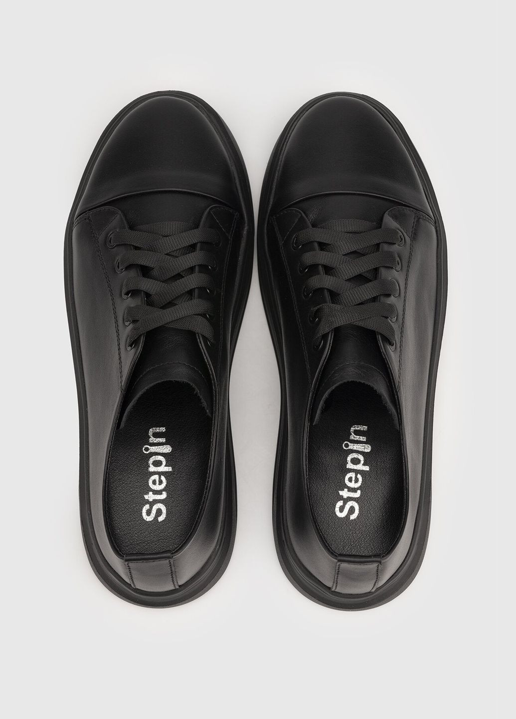 Чорні кеди жіночі l-25 (2000990481061d) shop (2000990481061) Stepln