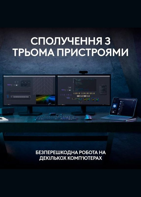 Клавиатура беспроводная MX Keys S Plus Palm Rest Graphite (920-011589) Logitech (368578725)