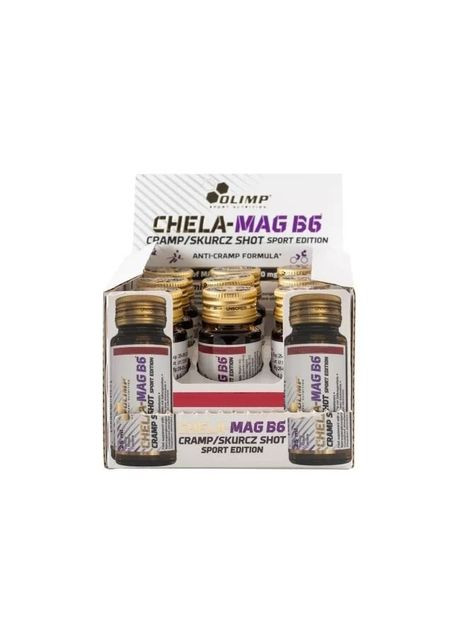Магне - В6 Sport Edition Chela-Mag B6 Cramp Shot, 9*25 мл - Апельсин Olimp (322209300)