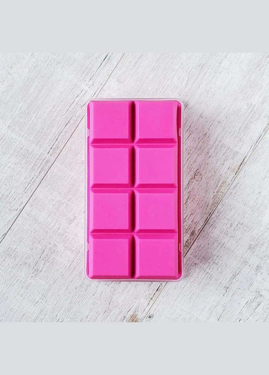 Форма для льда большой куб 5 см Olin & Olin малиновая с крышкой Luxyart (318416241)