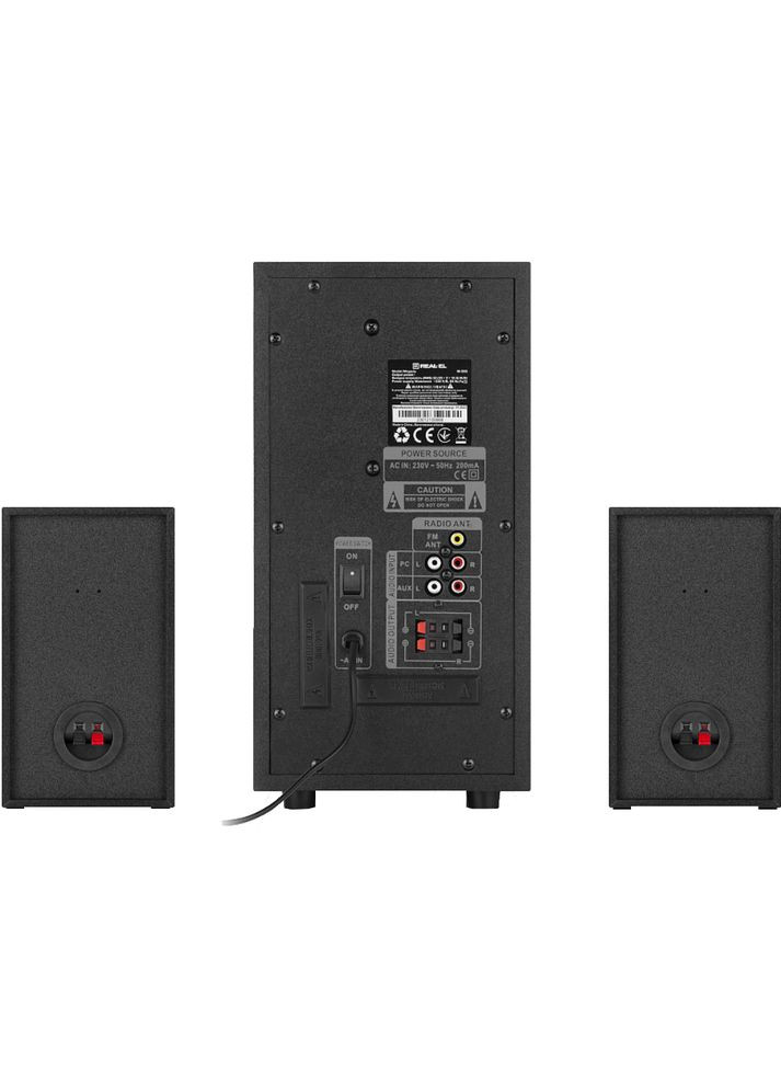 Колонки M-555 Чорний (EL121300013) Real-El (315919783)