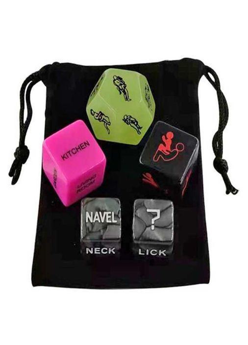 Игровой набор кубиков "Камасутра" - 5 шт No Brand (367165897)