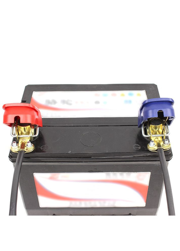 Швидкознімні клеми комплект 2 шт клеми для АКБ акумулятора 17 та 19 мм Flash Power синій/червоний (В120007) Foxsur (302746900)