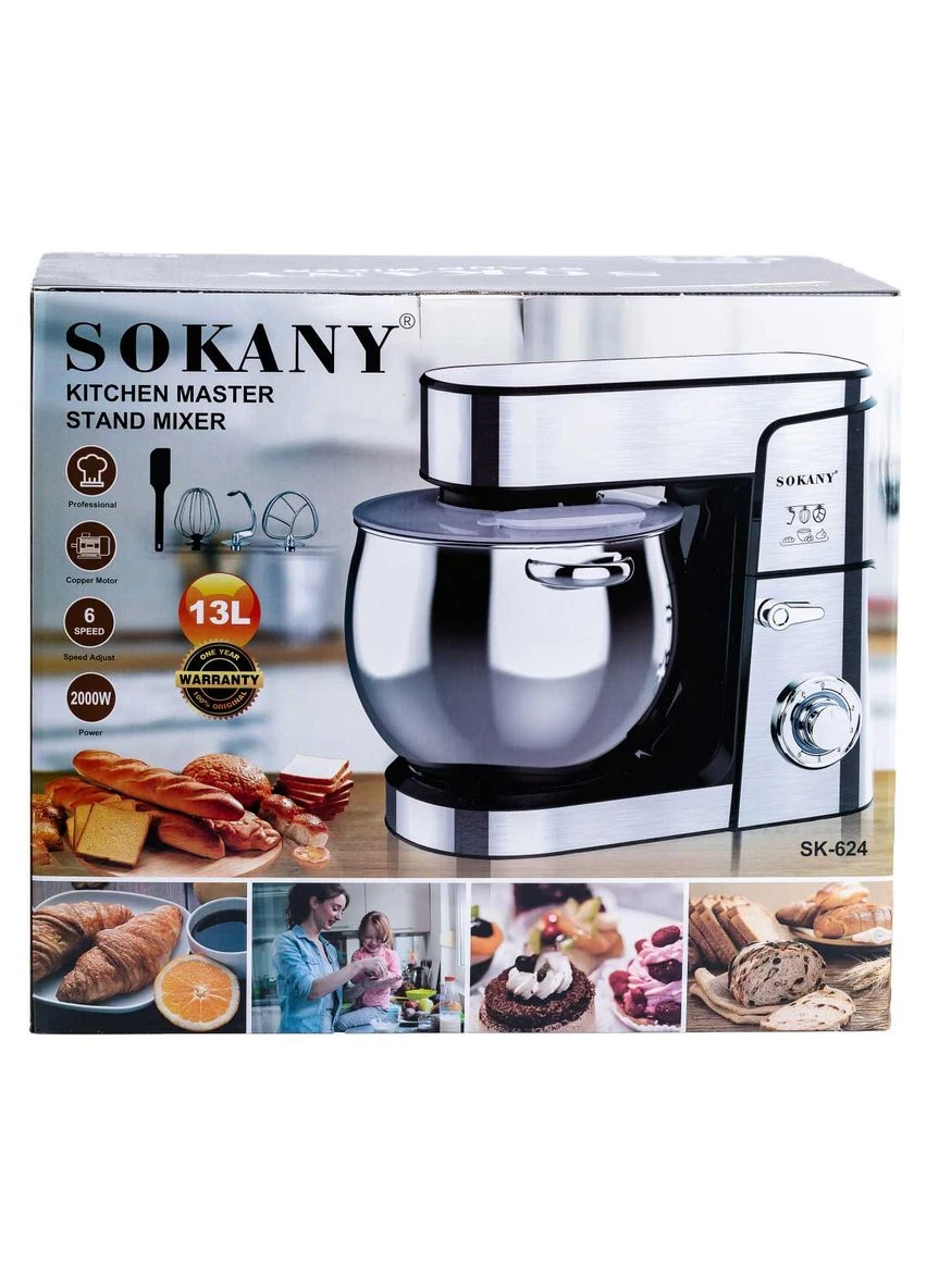 Міксер SK-624 з чашею на 13 літрів Sokany (302451144)