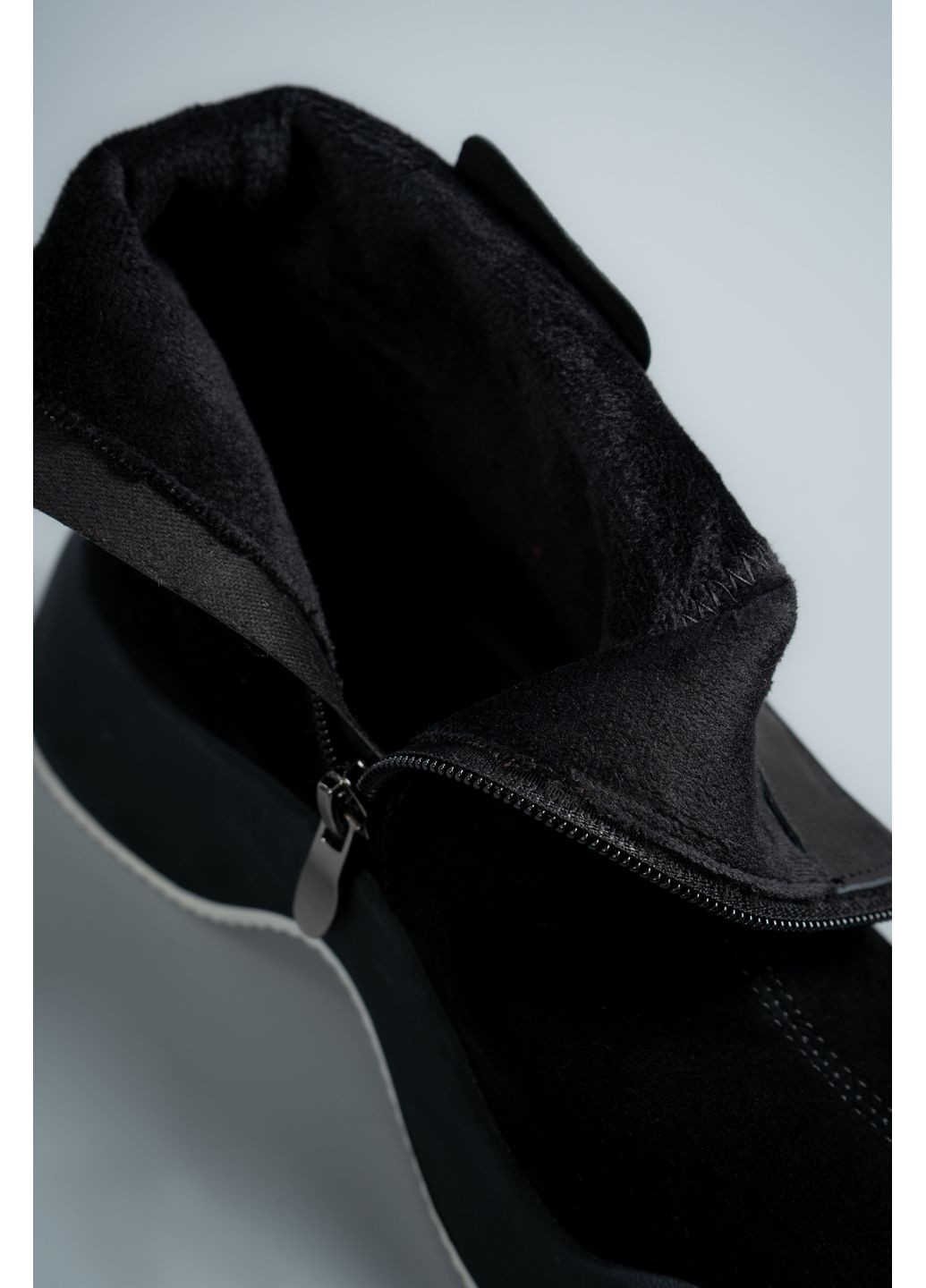 Черевики жіночі JN997-073-02 чорні натуральна замша 346664 Where Uwear (368147757)