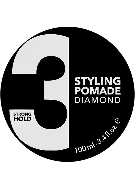 Помада для укладки волос сильной фиксации Styling Pomade Diamond 3* 100ml (1465042-28929163) C:EHKO (368622397)