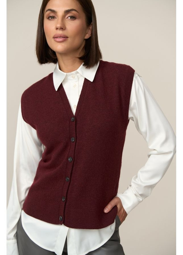 Жилет кашемир 2832 Серый Triko Bakh (368651206)