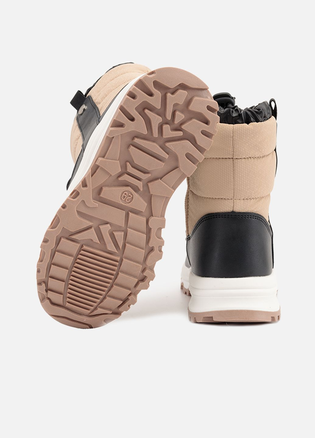 Дутики для дівчинки колір бежевий CB-00262017 Kimboo (314910285)