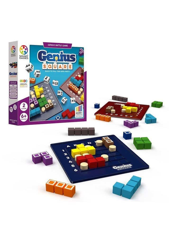 Настільна гра Геніально. Тактика у квадраті () Smart Games SGHP 001 (368755214)