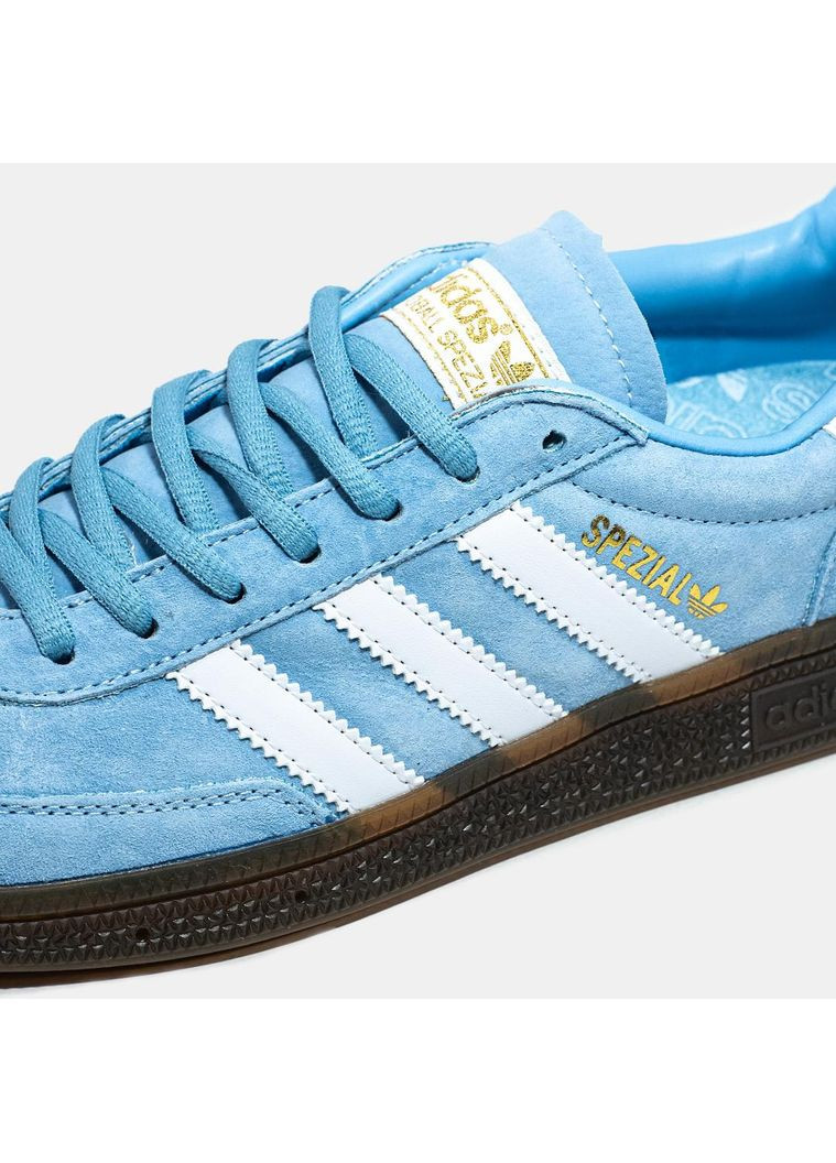 Блакитні Осінні кросівки чоловічі adidas spezial handball blue адідас спеціал No Brand