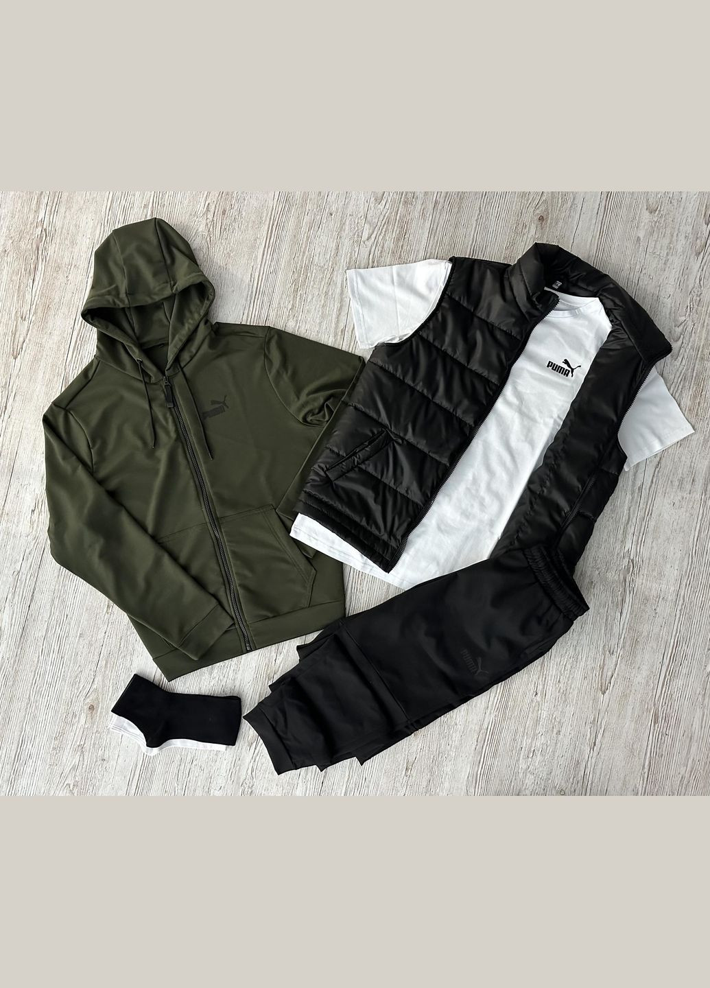 Комплект 5 в 1 с кофтой на змейке (двунитка) No Brand (316944539)