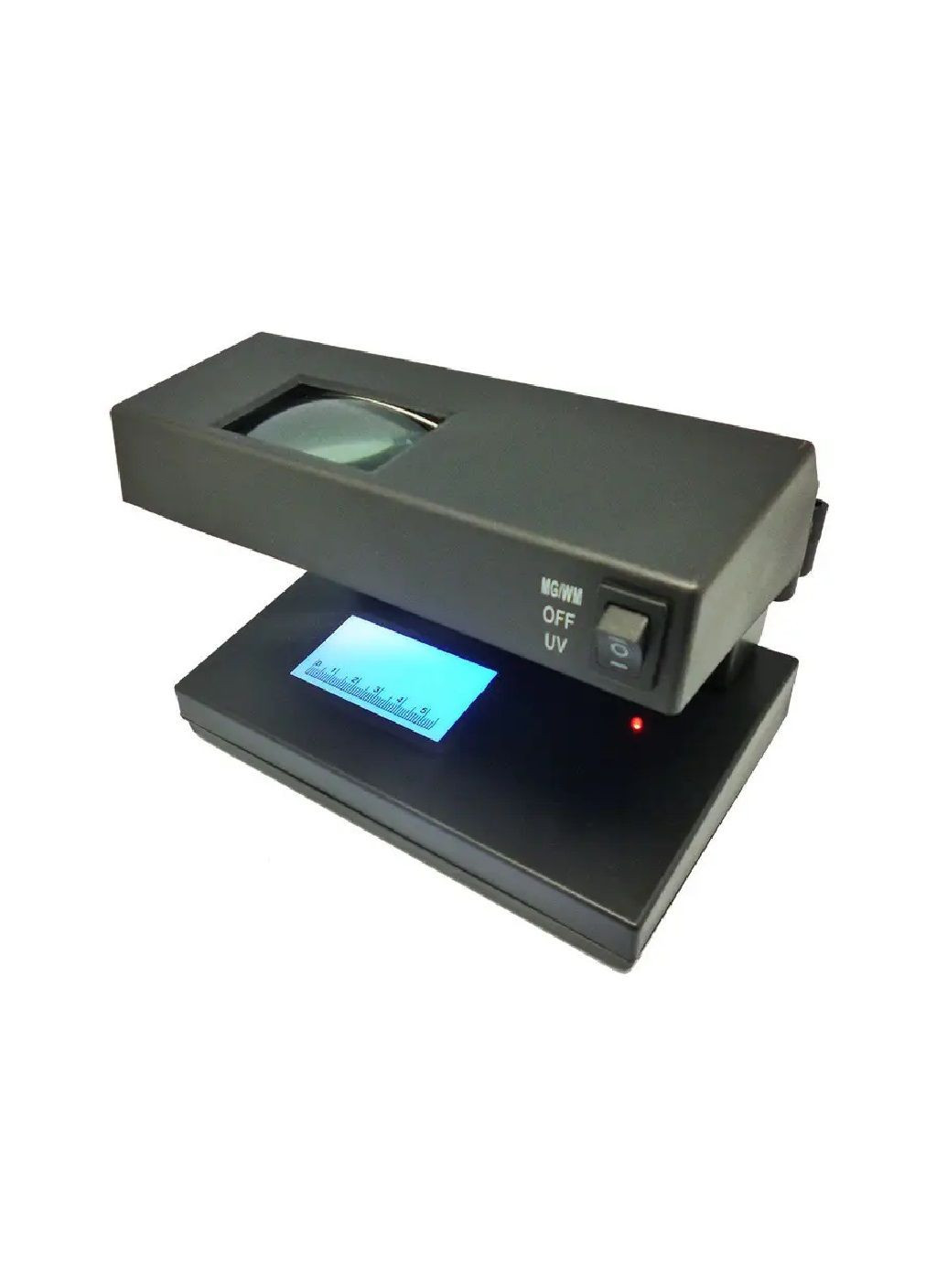 Детектор валют оптична лінза ультрафіолетовий для перевірки грошей банкнот цінних паперів 18.3х13х12 см (476582-Prob) Unbranded (285104287)