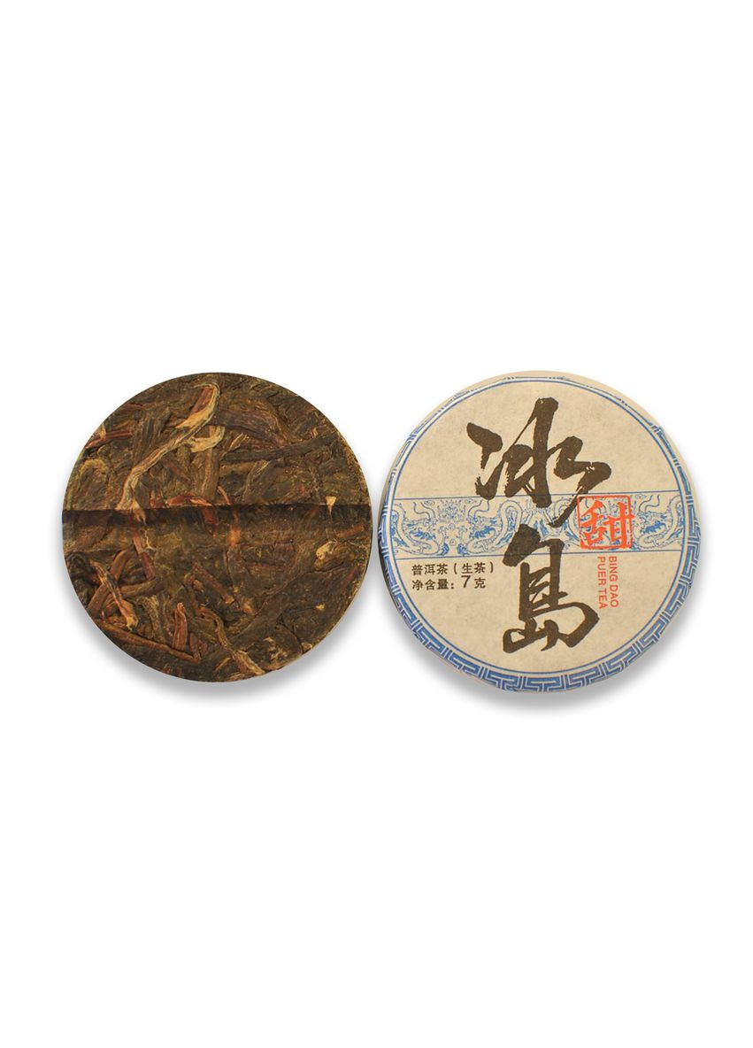 Китайський чай Шен Пуер Бін Дао Тянь, Міні-точа 7 г, набір 15 шт No Brand (351503561)