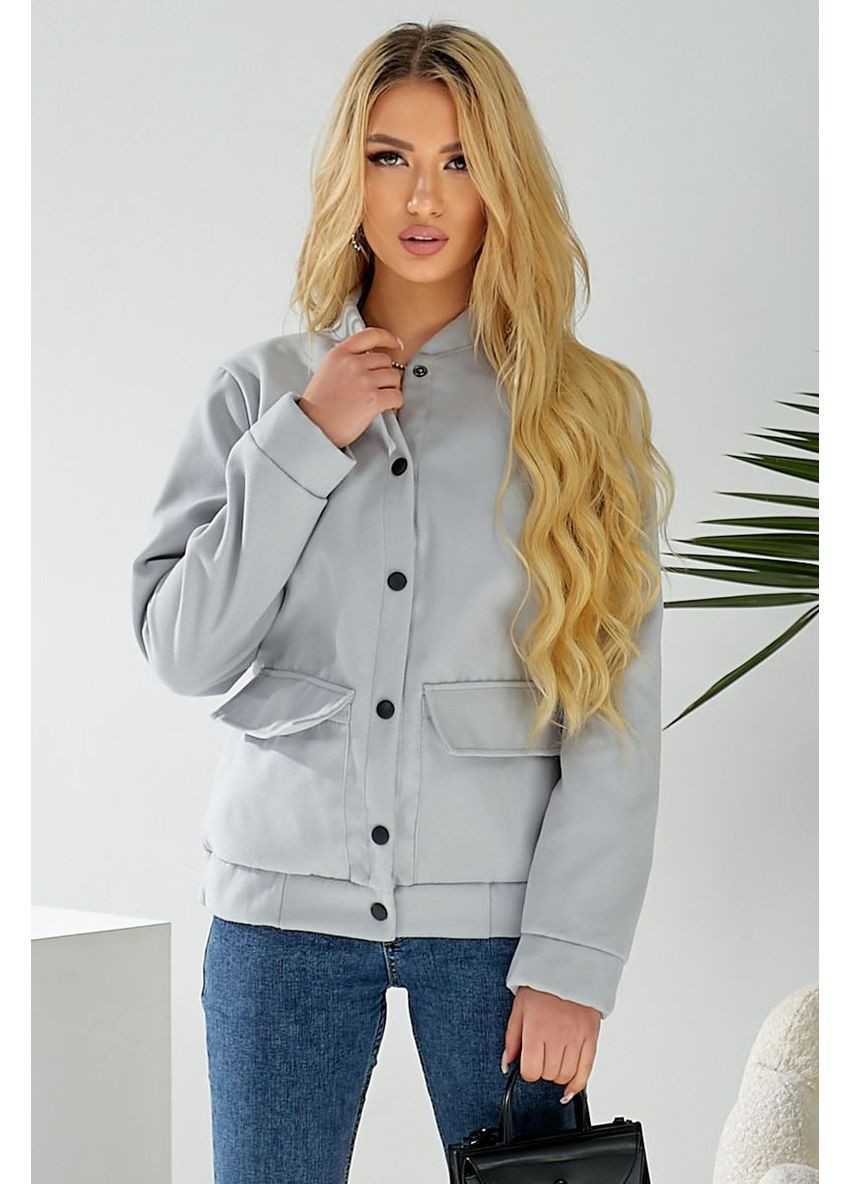 Бомбер жіночий штучний кашемір Ager (364672705)