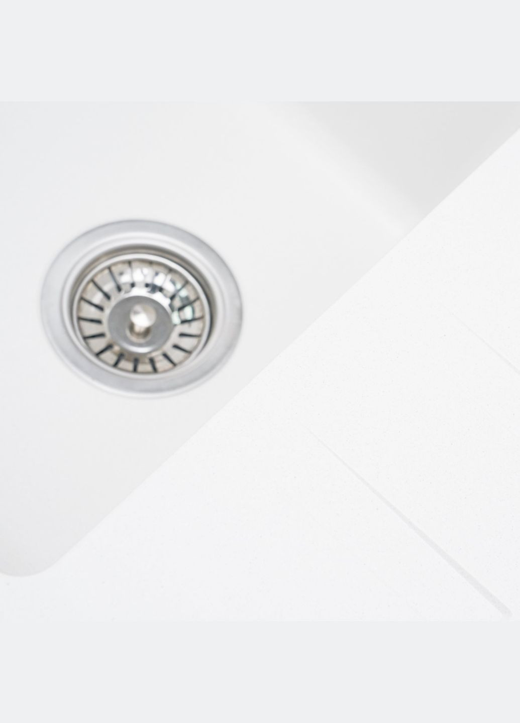 Гранітна мийка для кухні LIANA 6243 матова Білосніжна Valeso (358059385)