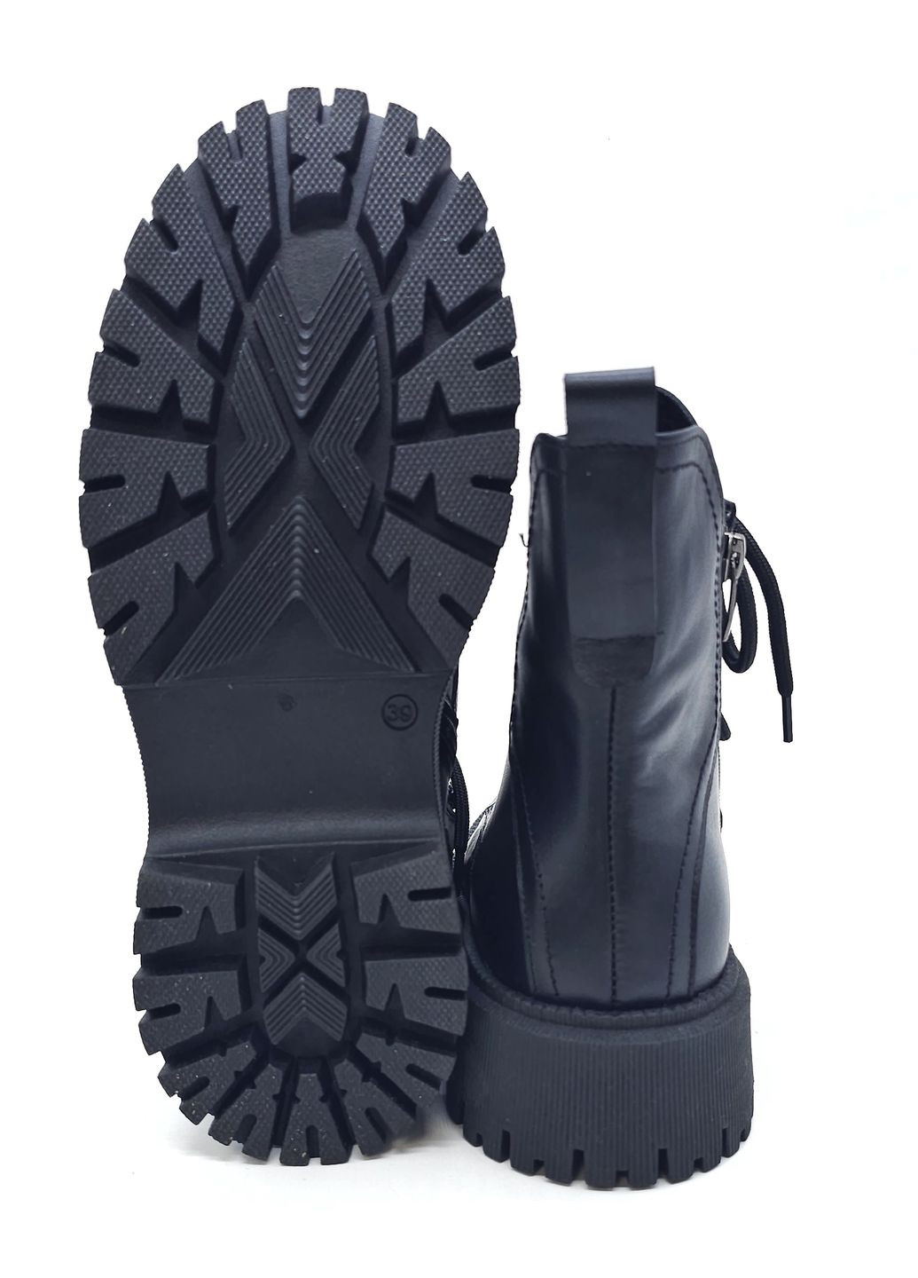 Жіночі черевики зимові чорні шкіряні FS-14-11 23 см (р) Foot Step (267313509)