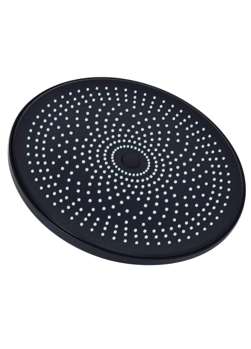 Душова система універсальна Slavonice Black Matt з виливом QTSLA111BLM45906 Qtap SD00052030 (385689181)