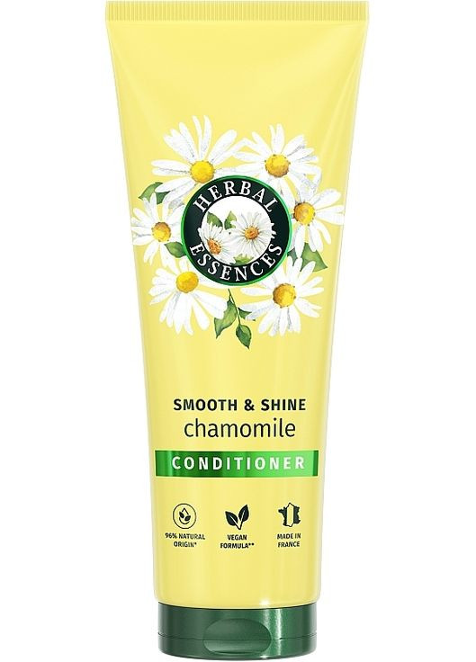 Кондиционер "Ромашка" для блеска тусклых волос Smooth & Shine Chamomile Conditioner 250ml (1446798-27122382) HERBAL ESSENCES (368666687)