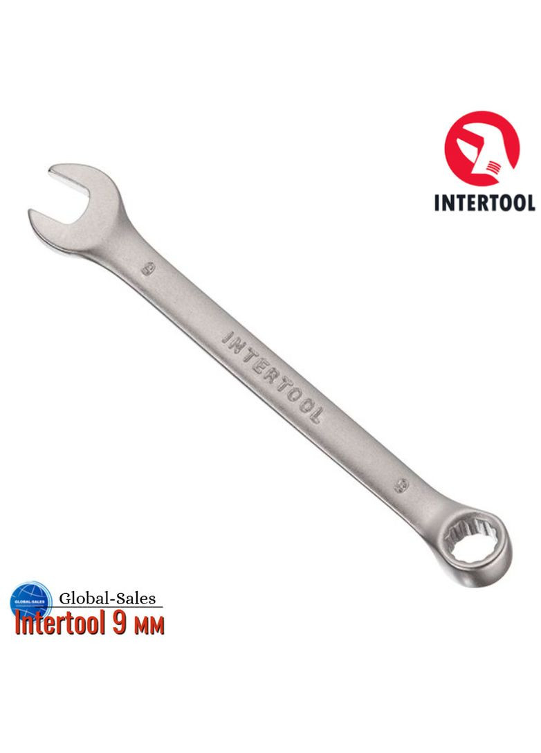 Ключ рожково-накидный 9 мм (HT-1209) Intertool (342122143)