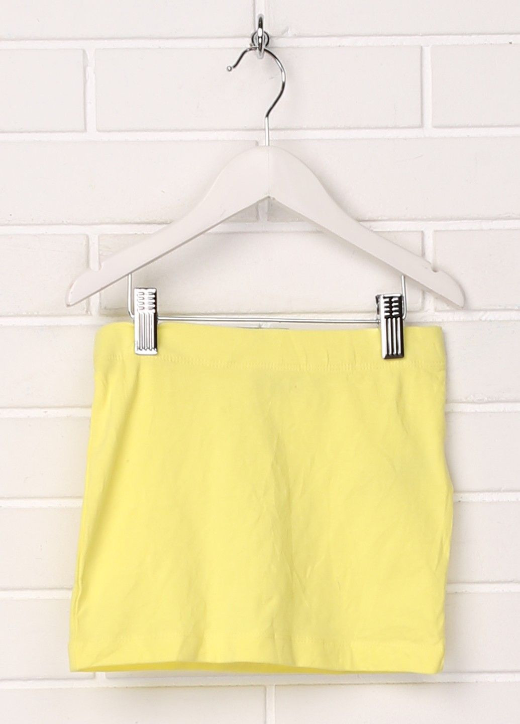 Желтая однотонная юбка Pepperts