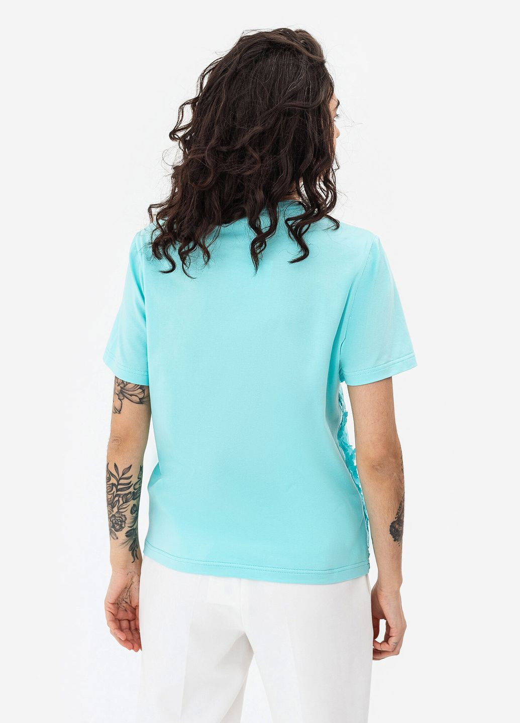 Синяя демисезон футболка arya с коротким рукавом Garne