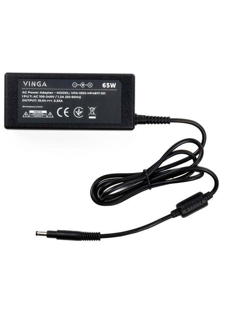 Блок живлення до ноутбуку HP 65W 19.5V 3.3А 4.8*1.7 long (VPA-1953-HP4817-101) Vinga (372619310)