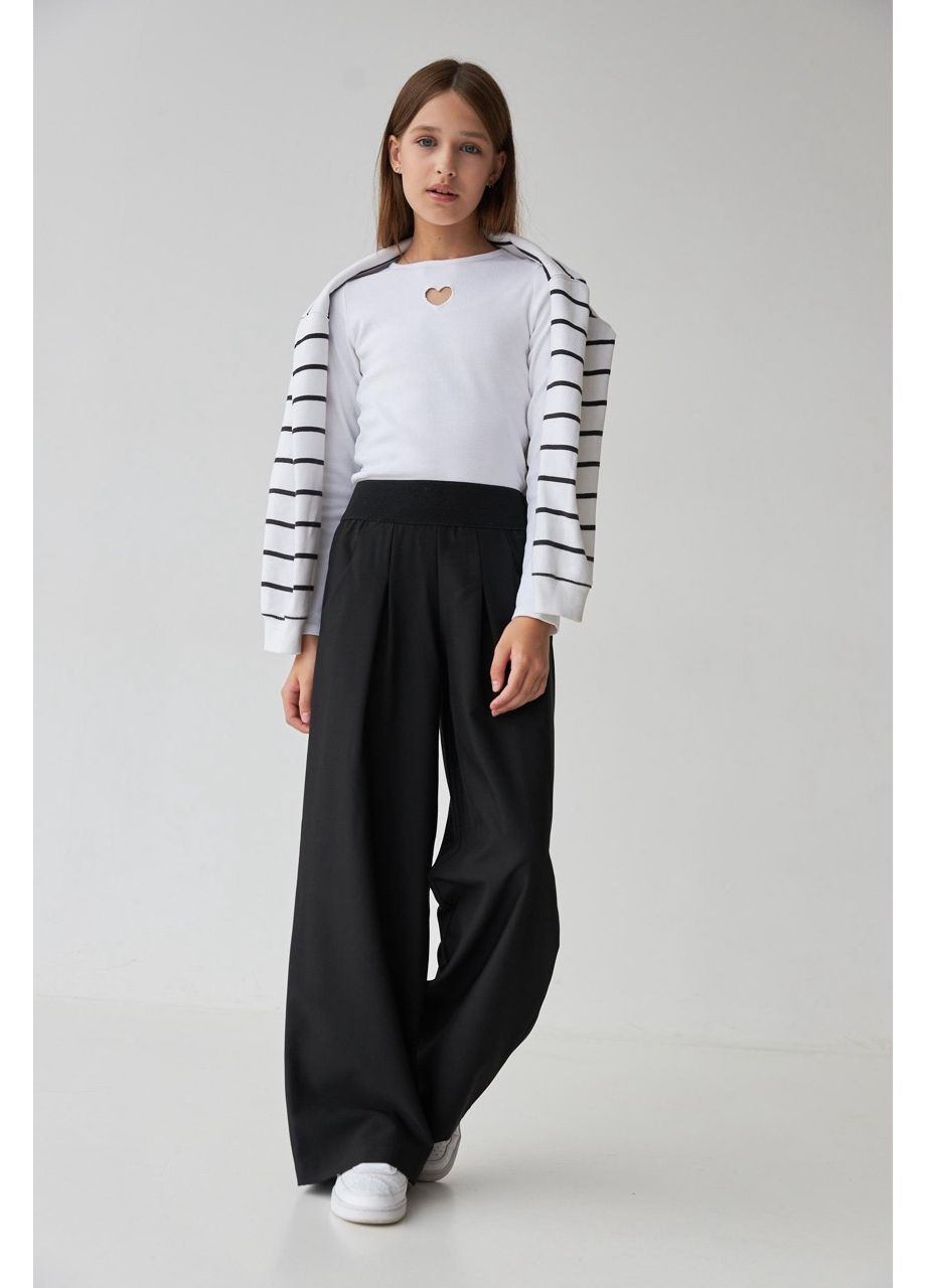 Черные демисезонные брюки No Brand