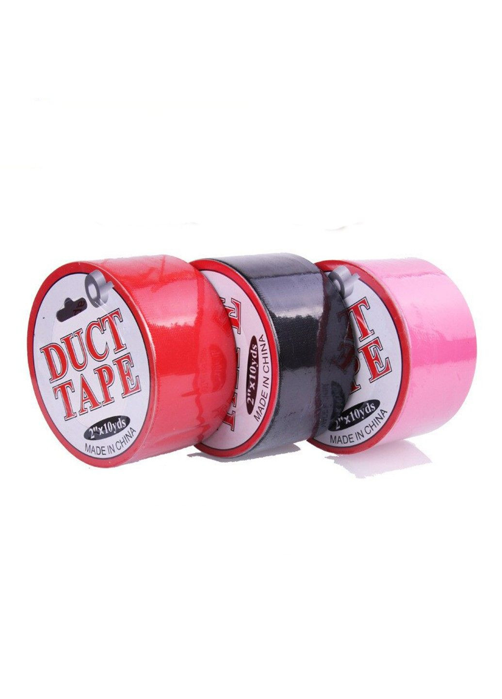 БДСМ- Стрічка для зв'язування Duct, червона, 10 м. We Love (284279295)