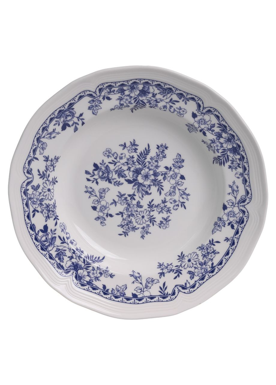 Столовий набір посуду 16 (шт) на 4 особи Bitossi порцеляновий Синій YY78-1A Yiwu (370675457)