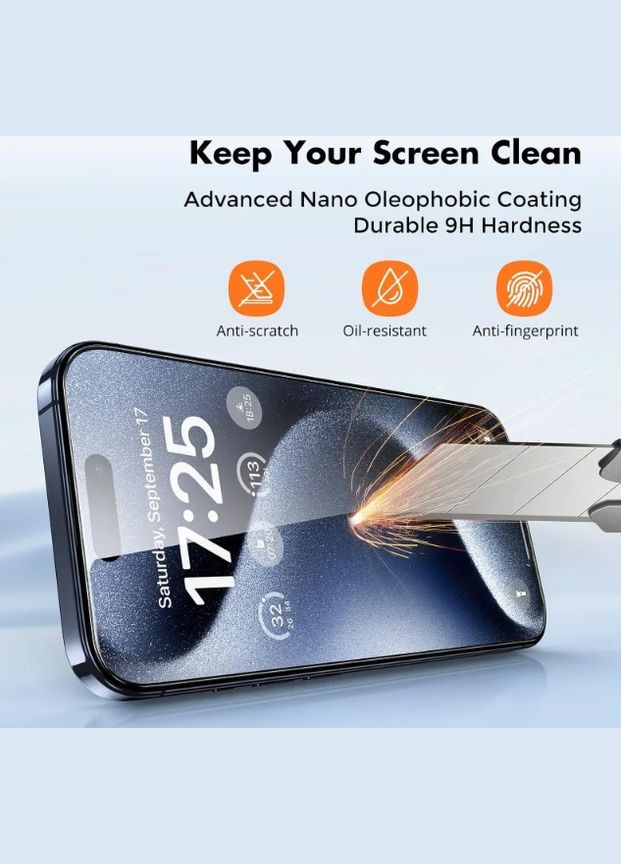 Стекло защитное на iPhone 14 Стекло защитное закаленное на айфон 14 АСК (368884988)