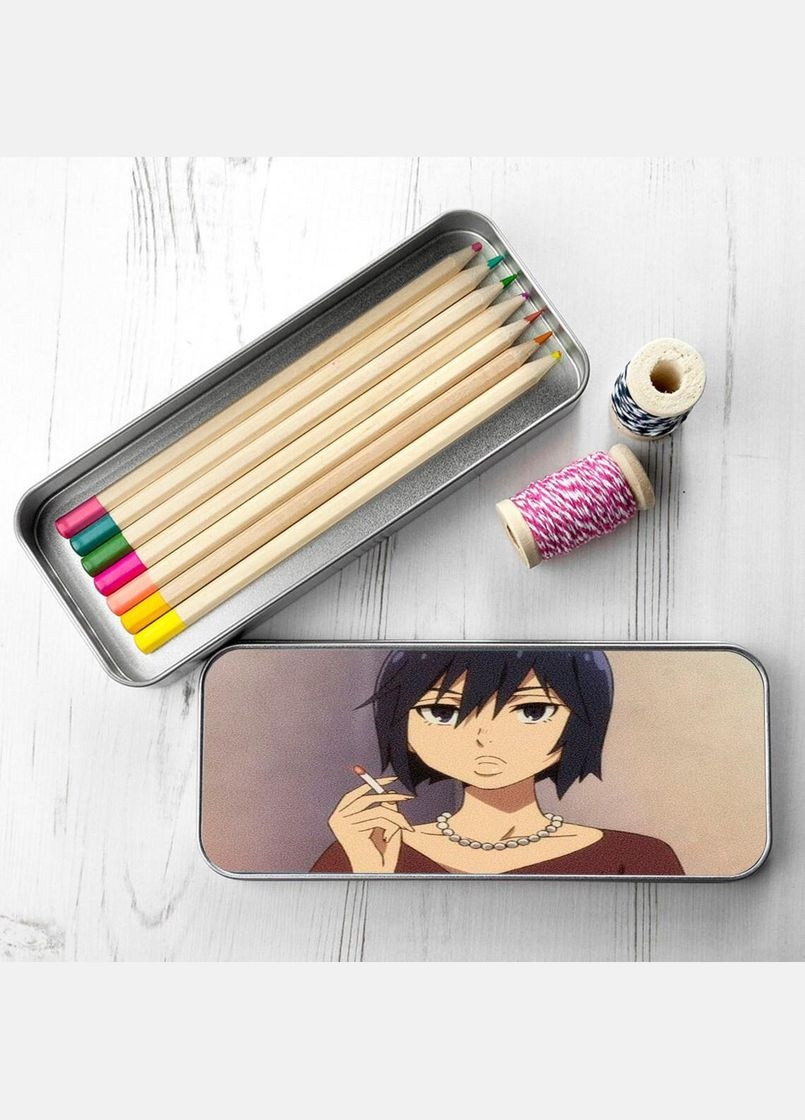 Пенал школьный для мальчика и девочки металлический Город, где нет только меня #017 7*18 см Silver No Brand (309151971)