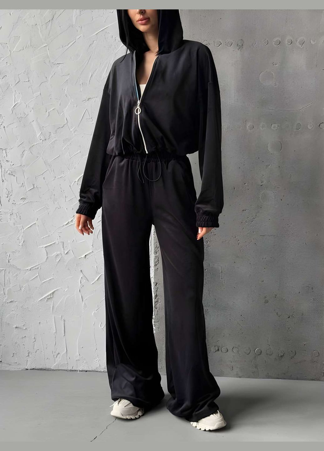 Велюровый спортивный костюм двойка с капюшоном, женский костюм из велюра на хлопковом... No Brand (329890452)