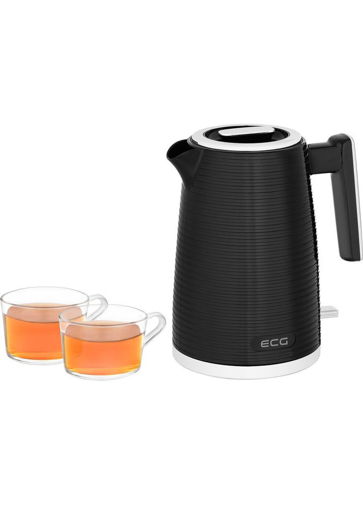Электрочайник EСG RK 1751 Stripe 1.7 л черный ECG (364835878)