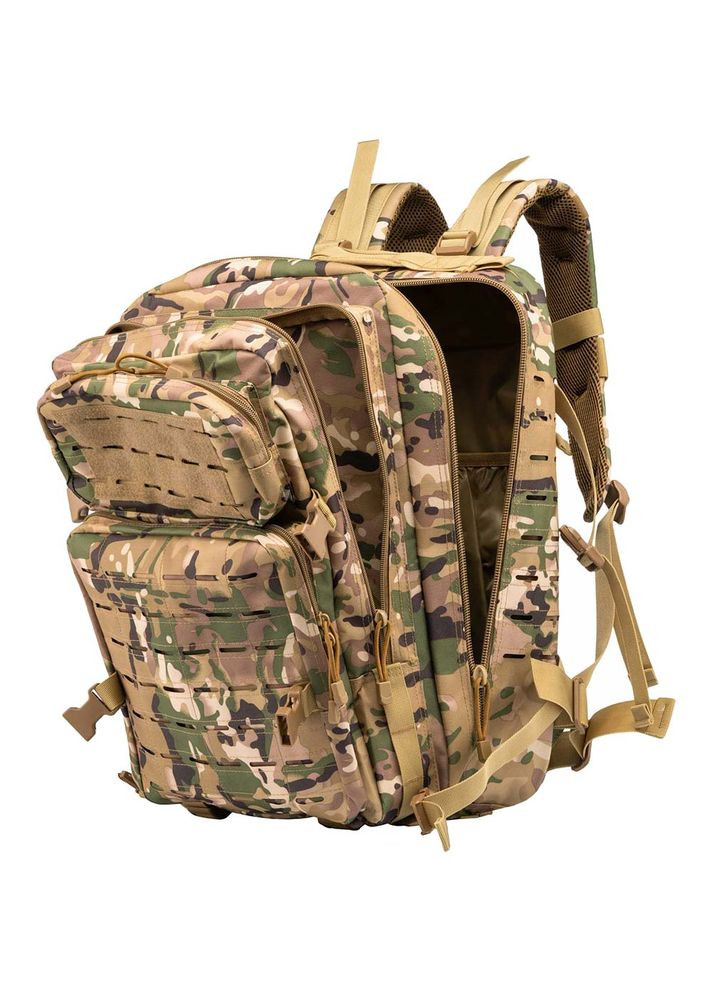 Рюкзак тактичний 45L Laser Cut камуфляж (-MILTACBKP-45L-MC) 2E (323043230)