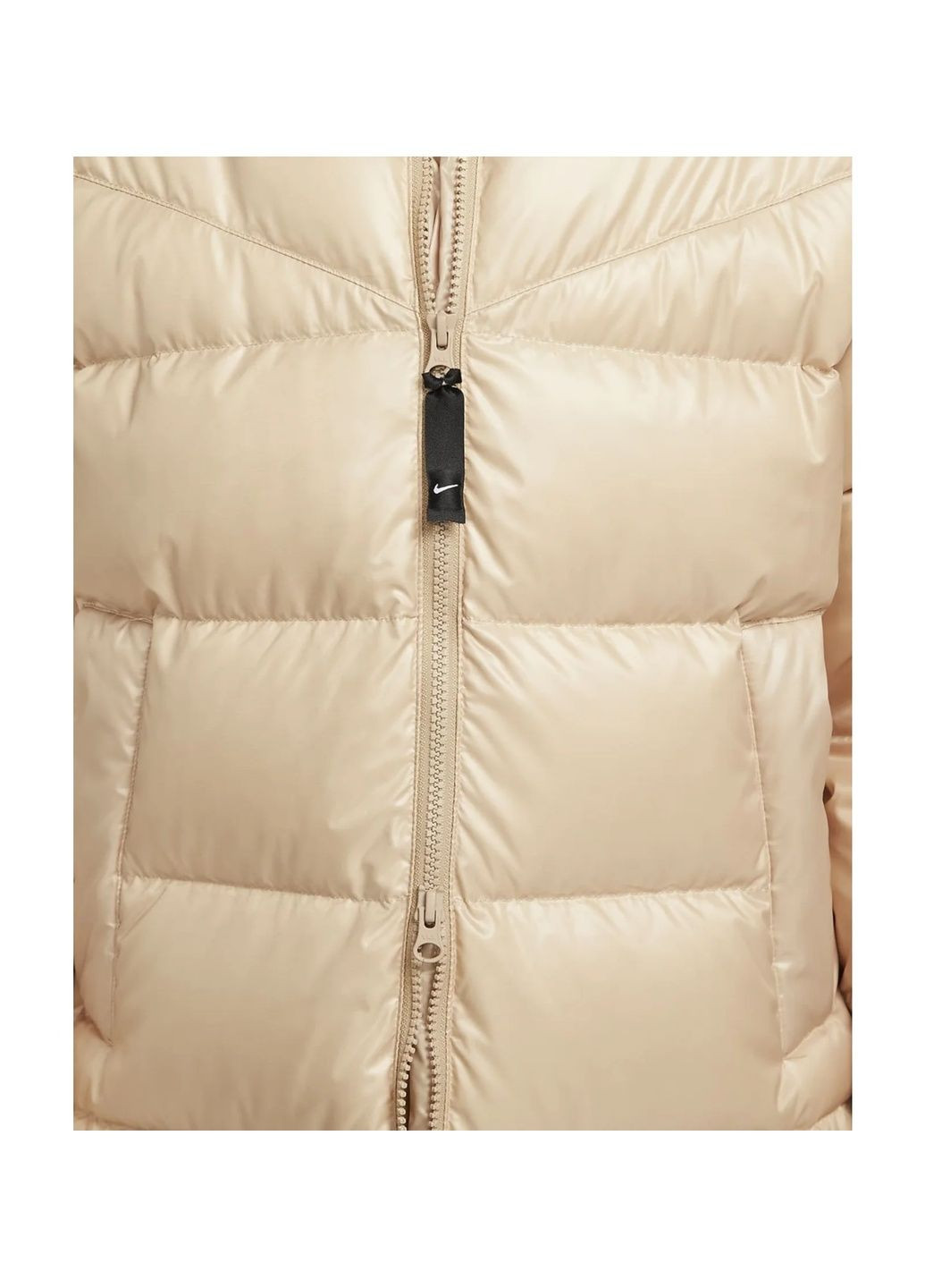 Бежева парка жіноча w nsw tf city hd parka beige dh4081-200 Nike