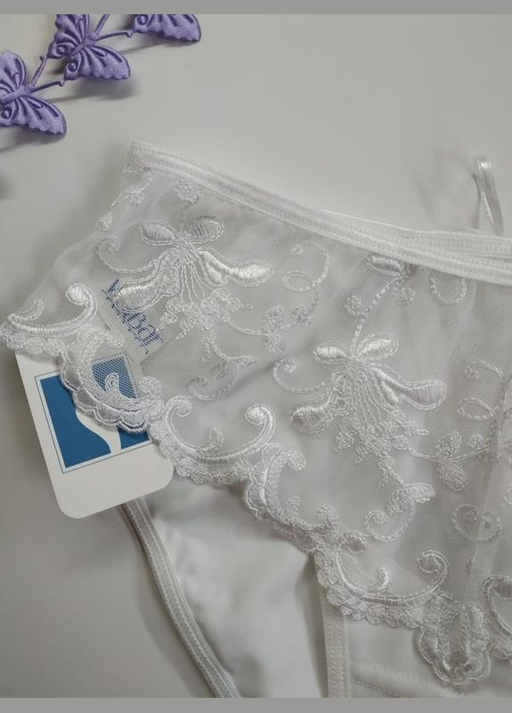 Женские трусики белые со шнуровкой floe Wolbar (369612947)