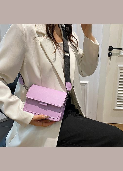 Женская классическая сумка 10461 кросс-боди через плечо фиолетовая No Brand (326487571)