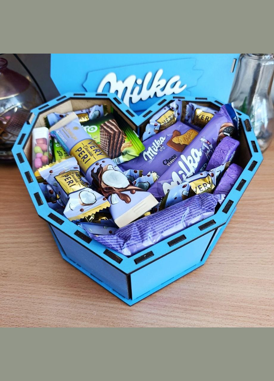 Подарочный бокс милка с конфетами на день влюбленных 8 марта день рождениядля девушки (ar183) No Brand (321997316)